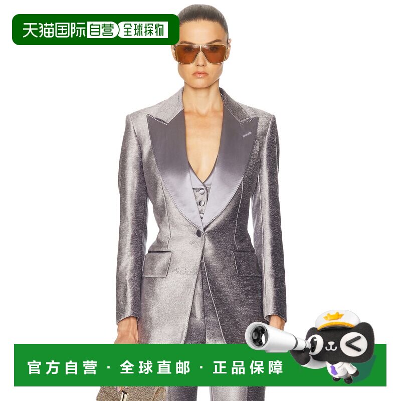 香港直邮Tom Ford 汤姆 福特 女士 单排扣西装外套 GI2994FAX1287
