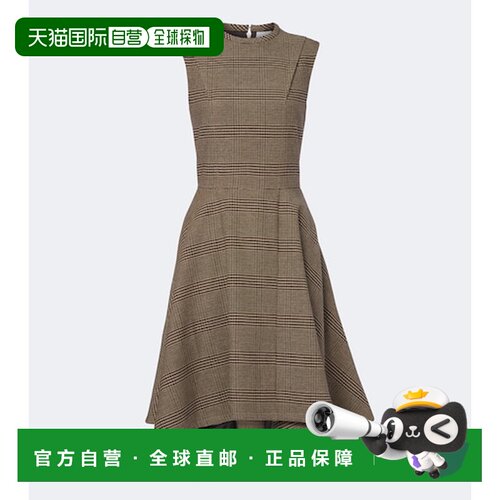 1h可退 香港直邮Patou 女士 不对称威尔士王子中长连衣裙