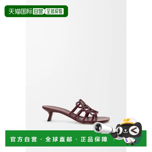 自营欧洲直邮LOEWE罗意威 Petal女士酒红色小牛皮【付后1h可退】