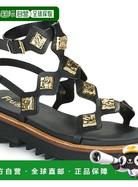 欧洲直邮fruit  女鞋 春夏 凉鞋 9169-100-HELGA-NERO-TEXANO-NER