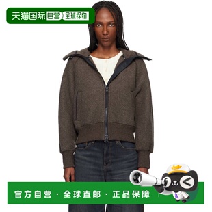 香港直邮Canada Goose 加拿大鹅 女士 棕色黑标系列 Chilliwack