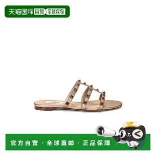 铆钉凉拖平底鞋 1h可退 女士 华伦天奴 3W2S0C 香港直邮Valentino