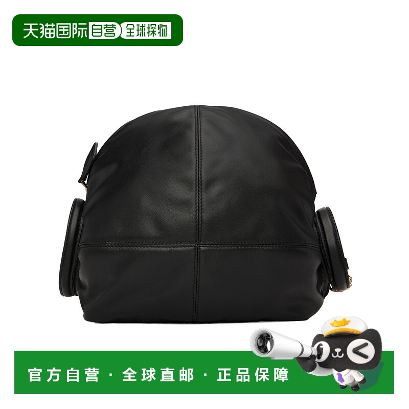 香港直邮Alaia 镶板抛光皮革手拿包 AA1L8001I062