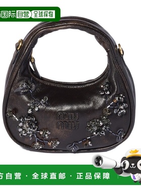 1h可退 香港直邮Miu Miu Wander刺绣迷你单肩包 5BP0782IF9VOL4