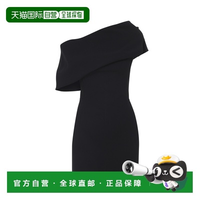 1h可退 香港直邮Jacquemus 女士 黑色聚酯粘胶纤维连衣裙 DRW0072