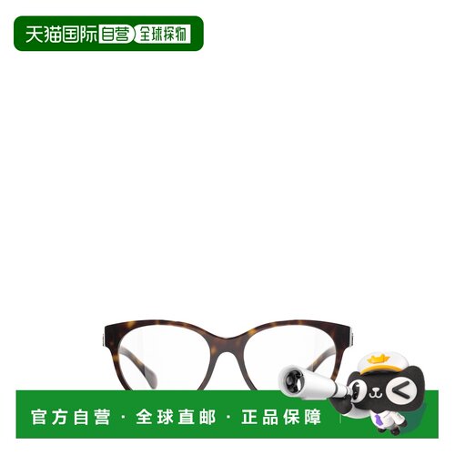 1h可退 香港直邮CHANEL 女士太阳镜 CH3431BC714 CO 黑色 Chanel