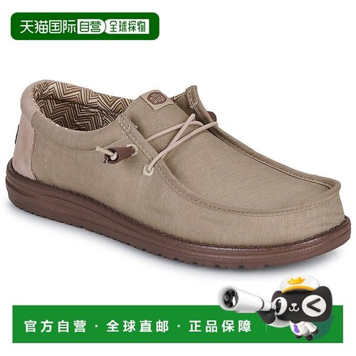 欧洲直邮HEY DUDE  男鞋 秋冬2025 德比鞋 WALLY STRETCH CANVAS