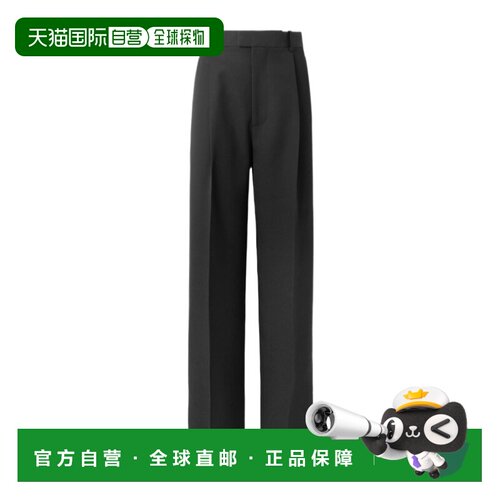 【99新未使用】Bottega Veneta 前褶羊毛休闲裤 743支付后1h可退