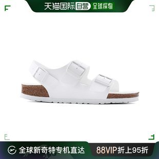 Milano男女白色软木皮革细纤维凉鞋 欧洲直邮Birkenstock