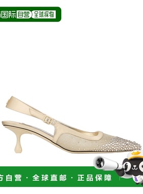 香港直邮Jimmy Choo 水晶网眼高跟鞋 AMEL50IUZ1C1151