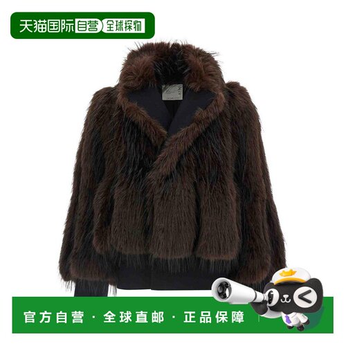 欧洲直邮SACAI 女士夹克 2608790214 AW2026 棕色【付后1h可退】