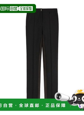 香港直发Givenchy纪梵希女士黑色直筒休闲裤经典潮流BW50QQ13QB