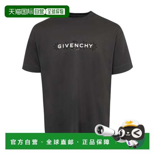 香港直邮Givenchy 短袖T恤 BM71JA3YN0纪梵希 【付后1h可退】