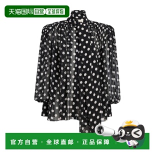 香港直邮Khaite 24603374 波点印花罩衫