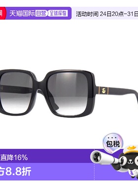 自营GUCCI古驰 潮酷舒适镜腿侧面logo标识复古系列太阳眼镜