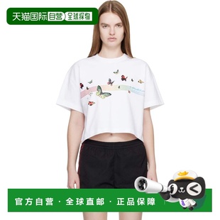 白色 女士 Butterfly Boxy 1h可退 Cropped 香港直邮Casablanca