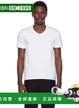 香港直邮Tom Ford 汤姆 福特 男士 白色 T 恤 T4M09104