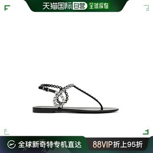 香港直邮AQUAZZURA ABCFLAS0 夹趾平底凉鞋 女士