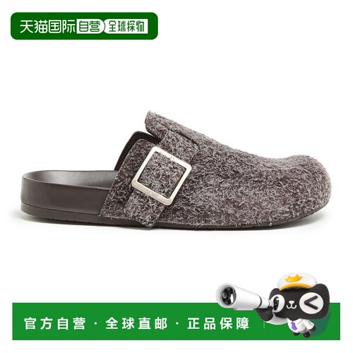 欧洲直邮自营LOEWE罗意威 女士深棕色皮革平底穆【付后1h可退】