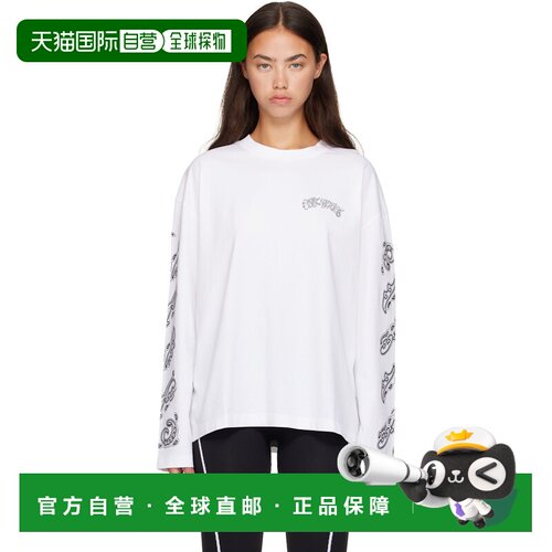 香港直邮off-white 女士 白色 Paisley Diags T恤 2FB00426TW102W