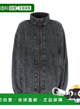 香港直邮Y PROJECT 女士 黑色牛仔布夹克 207JA002D51EVERGREENVI