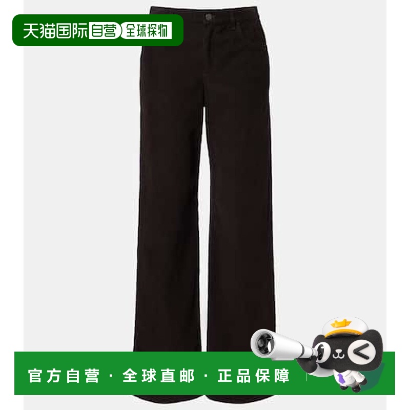 1h可退 香港直邮The Row 女士 Eglitta 棉质灯芯绒直筒长裤直筒裤