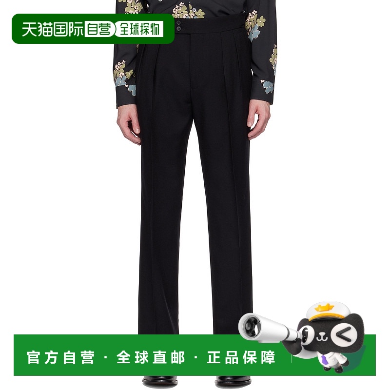 1h可退 香港直邮Paul Smith 保罗 史密斯 男士 黑色 Two-Ply Hops