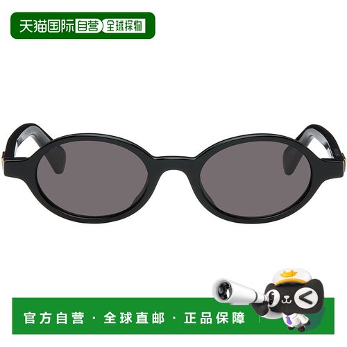 香港直邮Bottega Veneta 葆蝶家 男士 黑色 Classic Oval 太阳镜
