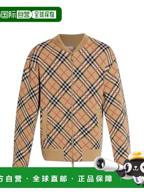 1h可退 香港直邮BURBERRY 男士针织衫 8119437B9368SANDIPCHECK S