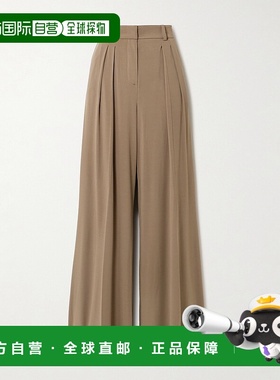 1h可退 香港直邮MaxMara 麦斯玛拉 女士 Palanca 褶裥针织阔腿裤