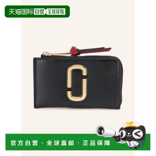香港直邮MARC JACOBS 女士钱包 100316414913000 CO 黑色 Saffian