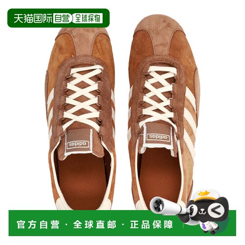 1h可退 香港直邮Adidas 男士 SL 72 PT 绒面革棕色运动鞋 KJ1063D