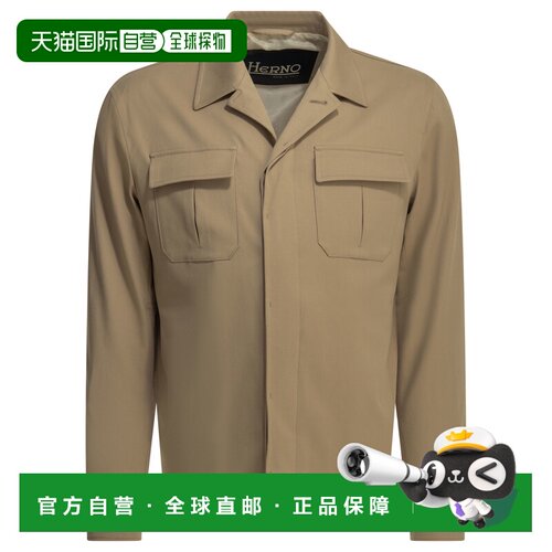 1h可退 香港直邮HERNO 男士衬衫 GI000634U13286S2000 SS2026 卡