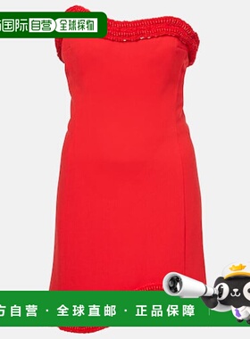 香港直邮Simkhai 女士 Saskia crêpe 抹胸迷你连衣裙吊带