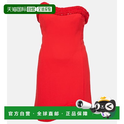 香港直邮Simkhai 女士 Saskia crêpe 抹胸迷你连衣裙吊带