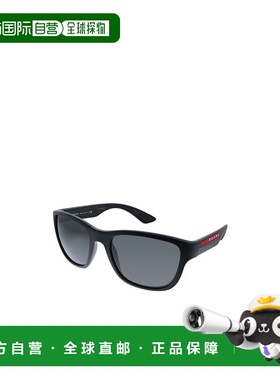 【99新未使用】香港直邮Prada Linea Rossa 徽标太阳镜 PS01US