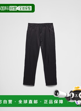 1h可退 香港直邮Prada 普拉达 男士 长裤 SPH4741WQ9 black黑色