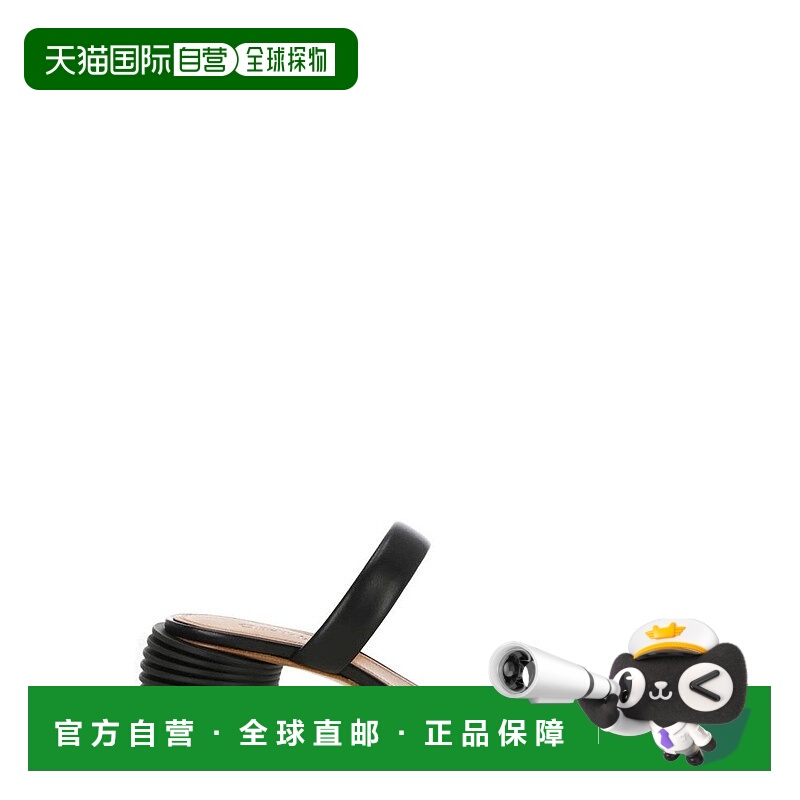 1h可退 香港直邮Off-white 女士 米白色方頭高跟涼鞋 1010