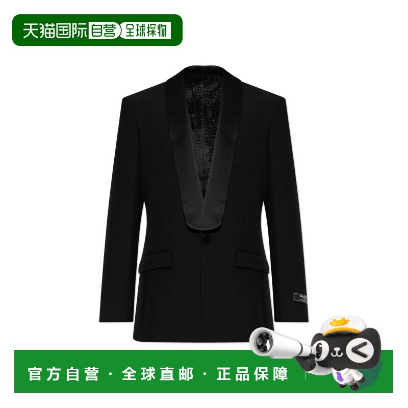 1h可退 香港直邮BALMAIN 男士西服 GH0SEB85MI27EAP SS2026 黑色