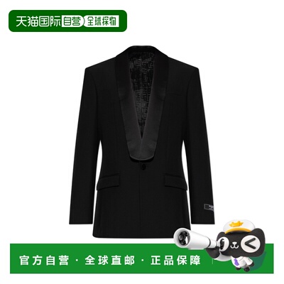 1h可退 香港直邮BALMAIN 男士西服 GH0SEB85MI27EAP SS2026 黑色