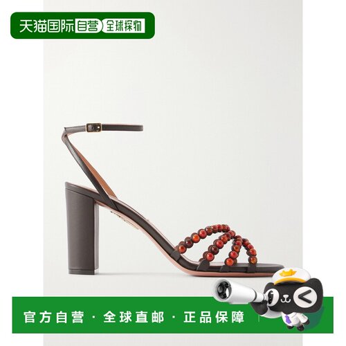 美国直邮AQUAZZURA/Gemma 85女士凉鞋 支付后1h可退