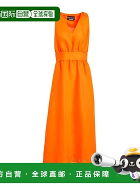 1h可退 香港直邮moschino 女士 长款连衣裙 orange橙色 舒适时尚