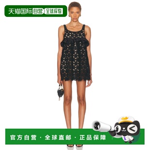 流苏边银莲花连衣裙 香港直邮Miu 女士 缪缪 MF6359 Miu