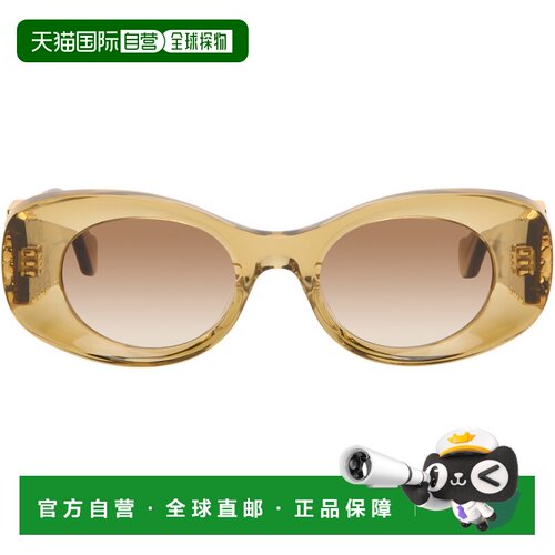 香港直邮LOEWE 罗意威 男士 棕色 Anagram 太阳镜 LW40175U49