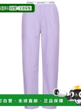 1h可退 香港直邮SPORTY & RICH 女士 Serif logo睡裤