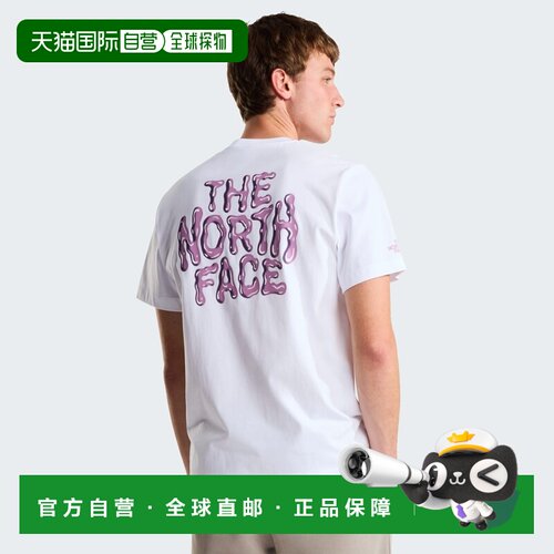 自营欧洲直邮The North Face北面 Drip Logo Graphic男士棉质短袖