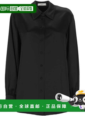 1h可退 香港直邮JOSEPH 约瑟夫 女士 黑色衬衫 JF0095090010