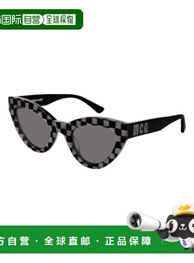 1h可退 香港直邮mcqueen 麦昆 女士 McQ MQ0152S 002 太阳镜 MQ01