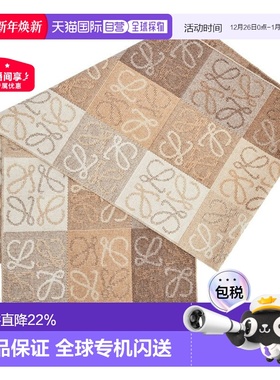 1h可退 欧洲直邮LOEWE罗意威Anagram棋盘格羊毛羊绒围巾 送礼推荐