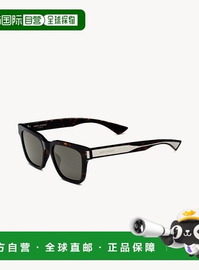 欧洲直邮YSL (2025新品) SL 790方形玳瑁太阳镜